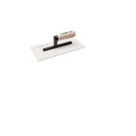   Gletiera ABS, alba, flexibila, maner lemn 240x100x1.5  (777777703609)