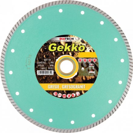 Disc diam. pt. gresie GEKKO 125, 125x22,2x10 mm (GK125)
