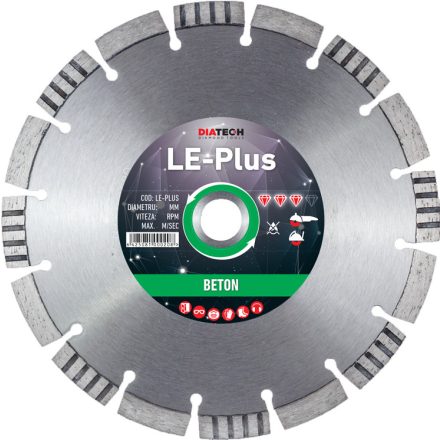 Disc diam. segmentat LE-PLUS 150, 150x22,2x10 mm (LE-Plus150)