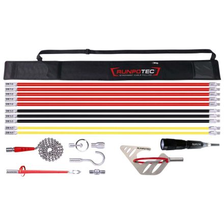 RUNPOSTICKS Comfort, bete pentru tragatoare, 19 piese, geanta inclusa, RUNPOTEC
