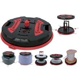   Derulator tamburi universal cu extensie telescopica, Ø 80cm, greutate 800 kg, include 2 b