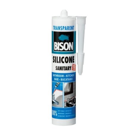 BISON Silicon Sanitar transparent 280ml (TM-423006)